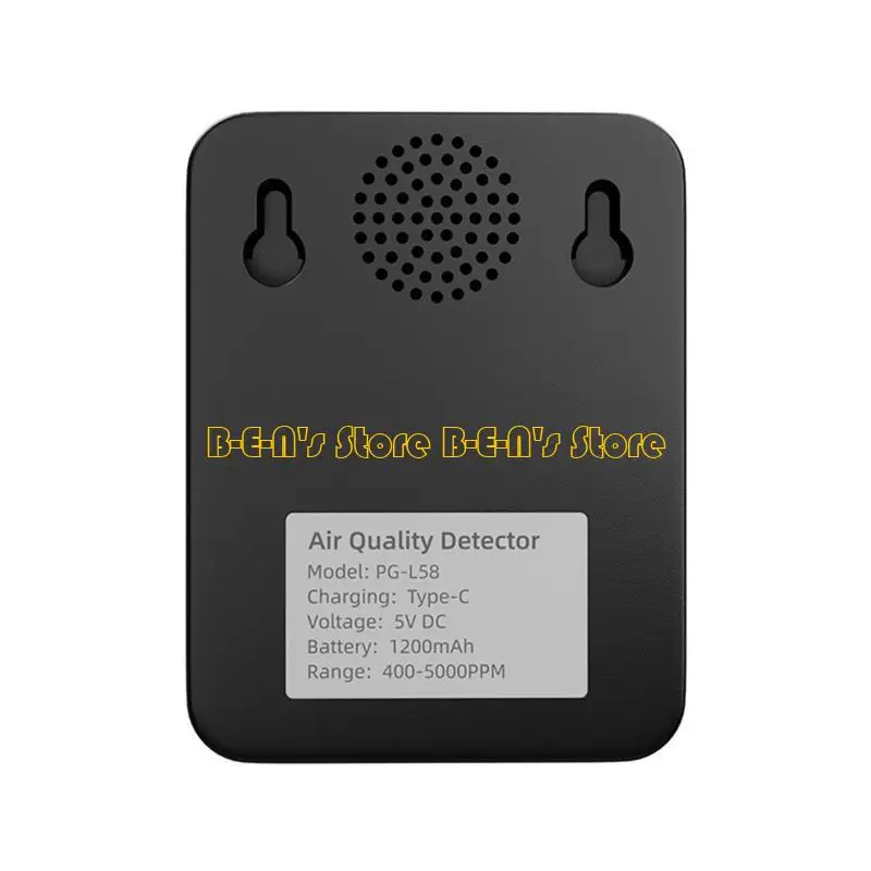 Y1AD جهاز اختبار دقيق لجودة الهواء لثاني أكسيد الكربون فورمالديهايد TVOC ورطوبة درجة الحرارة #4