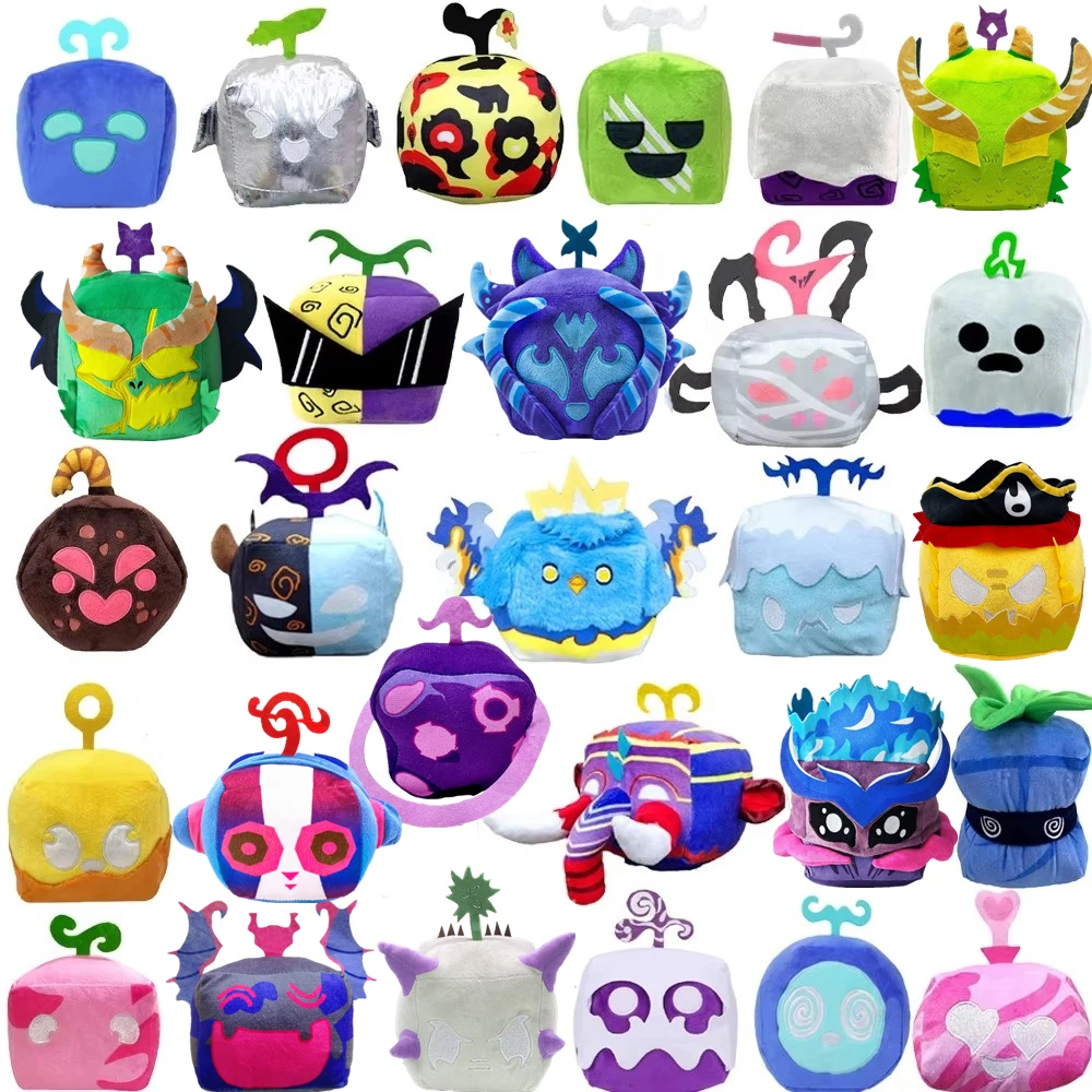 

2026 New Blox Fruits Plush Hot Game Devil Fruit Stuffed Doll Christmas Birthday Gift For Children Popular Toys Cute Doll
