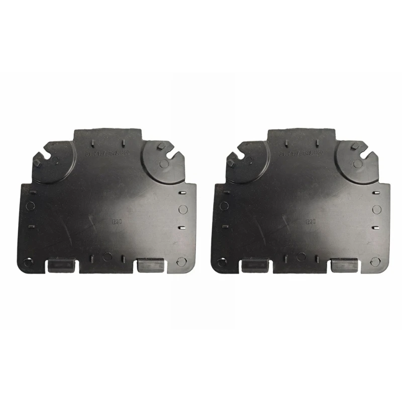 Replacement Wheel Liner Service Opening Cover Panel 51717143850 for E90, Front Repair Part with In Locking Black