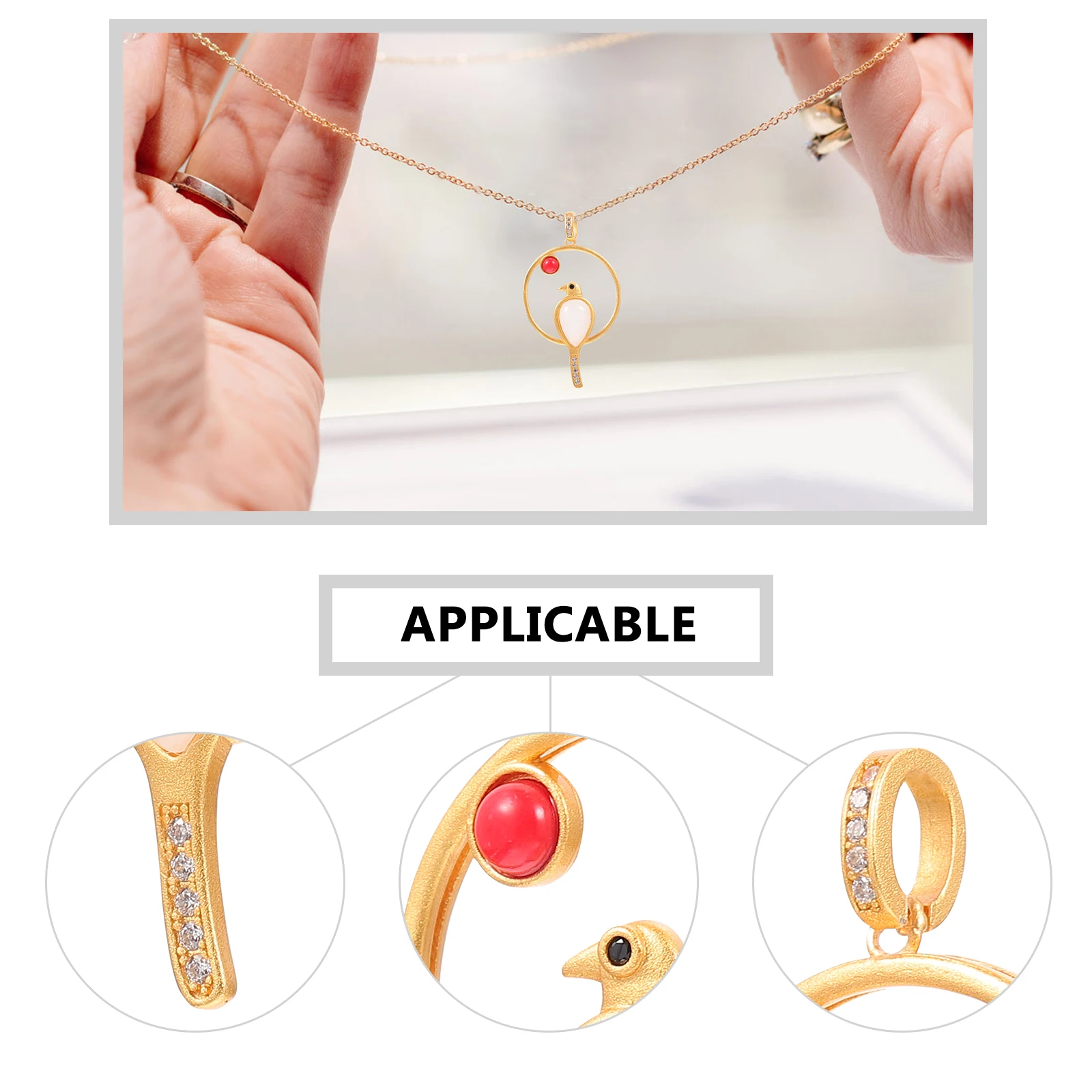 

1pc Retro Diy Jewelry Charm Necklace Pendant Accessory For Making Hanging Ornament Decorative Pendant Bracelet Component Craft