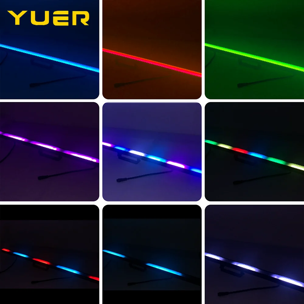 80x0.5W LED RGB IP65 Waterproof Pixel Mapping Bar Light Horse Racing effect for Disco DJ party bat nightclub Outdoor Stage Light
