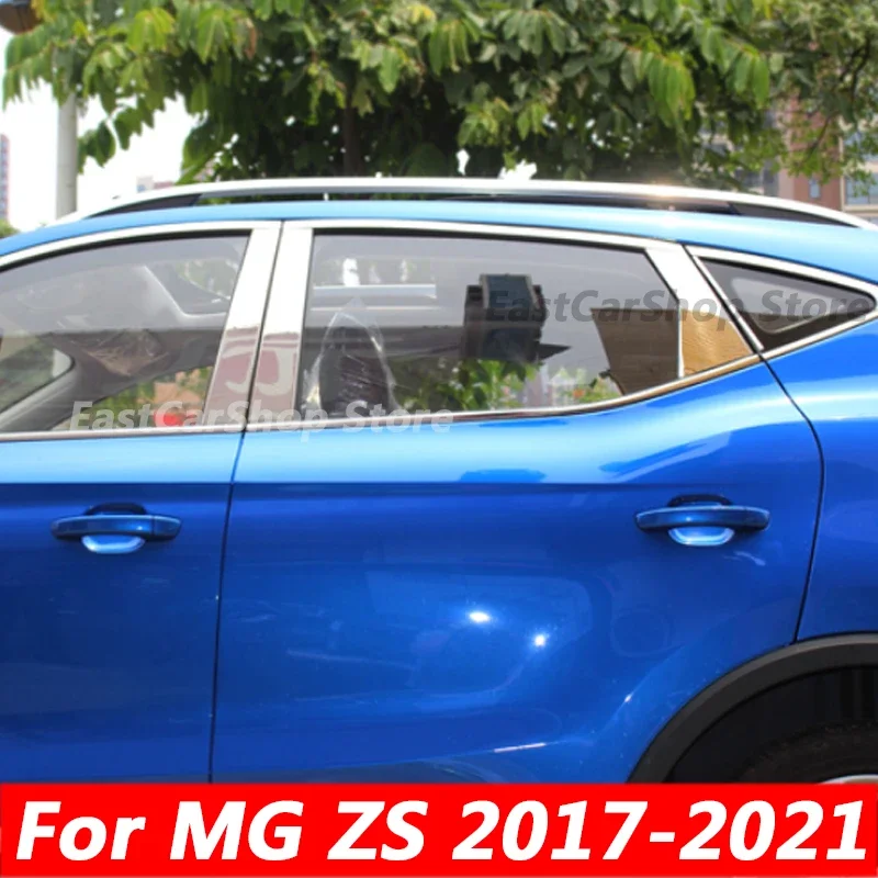 

Window Center Pillar Trim for MG ZS 2017 2018 2019 2020 2021 Stainless Steel Protective Decoration Accessories Cover