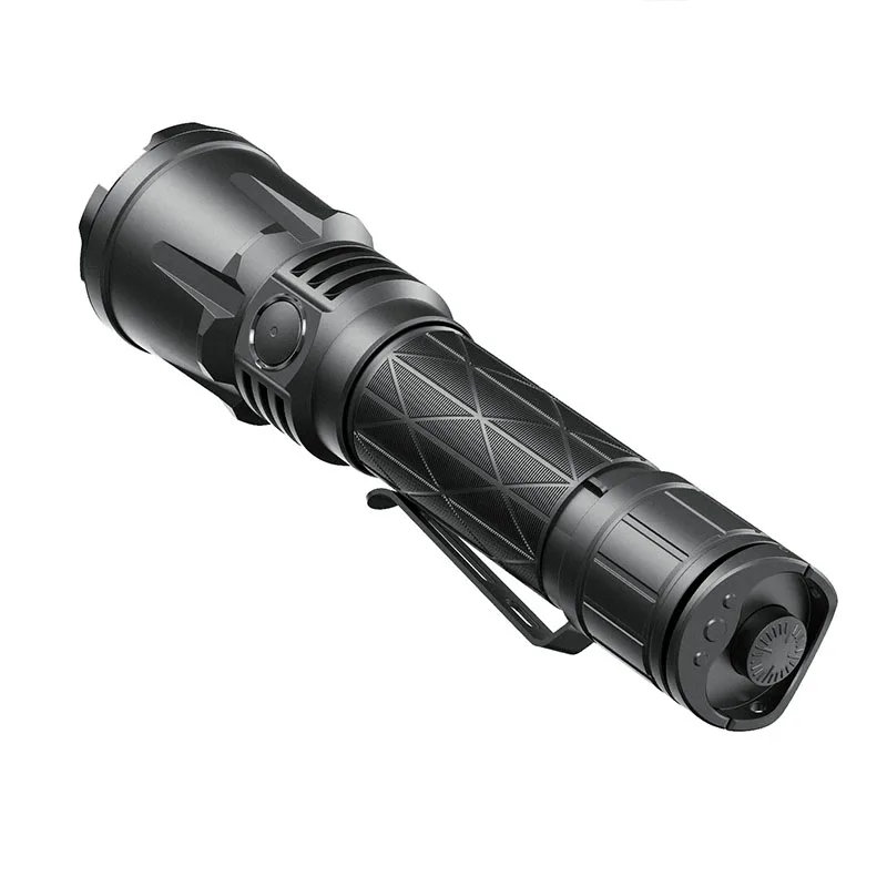 Klarus XT21X Pro Tactical Flashlight with 21700 Battery, 4400 Lumens 336m Beam Distance,Patented Tail Dual-Switch,ITS Protection