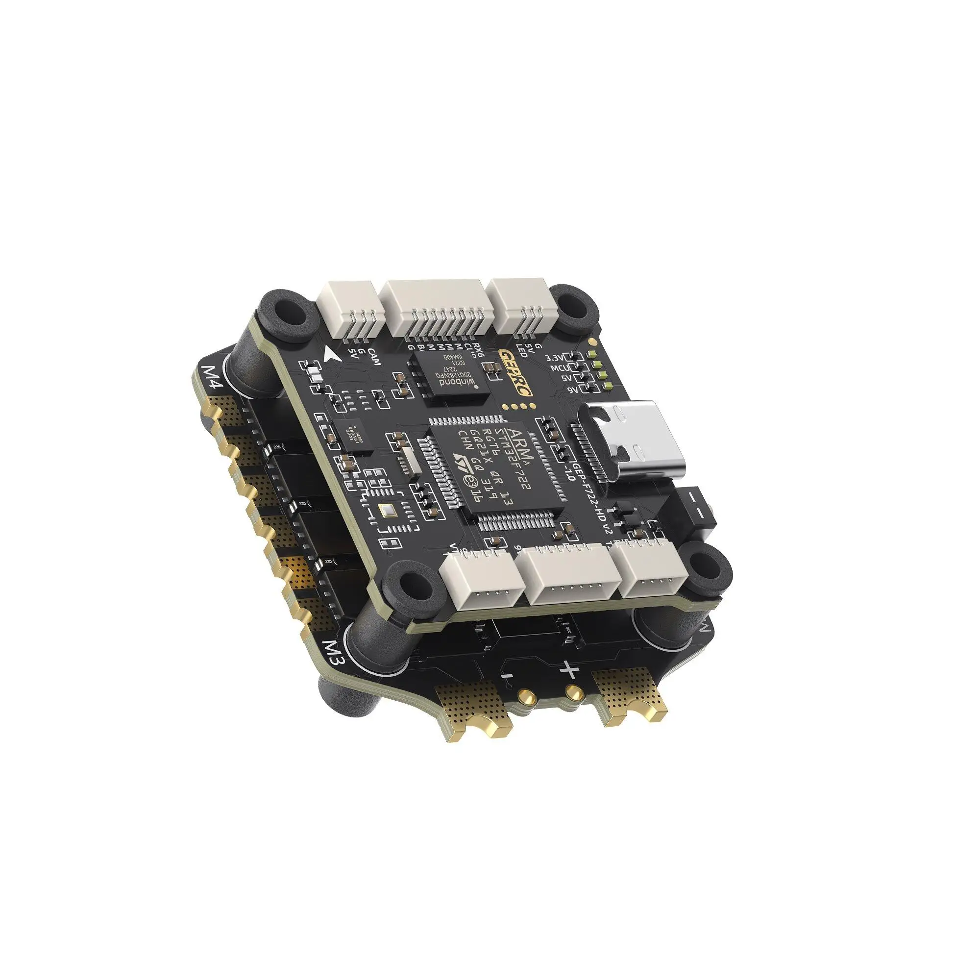 GEPRC TAKER F722 BLS 60A V2 STACK BLS 60A 4IN1 ESC 16MB Black Box Data Analyze Record Flight Data Plug Play RC FPV Racing