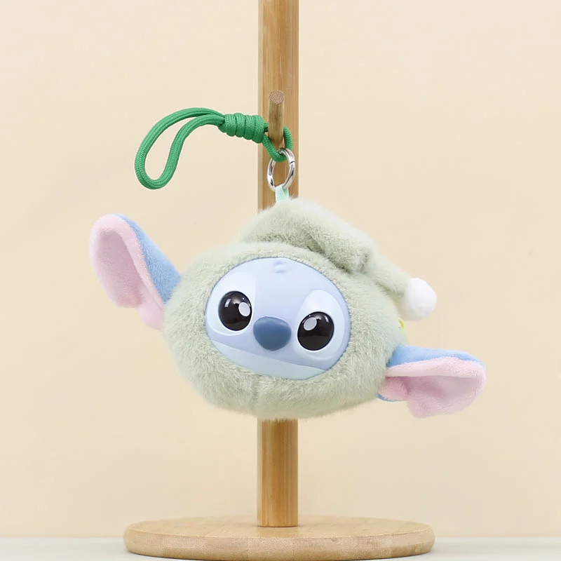 Cute ugly cute Stitch plush pendant change bag vinyl leather face Stitch little doll bag pendant doll