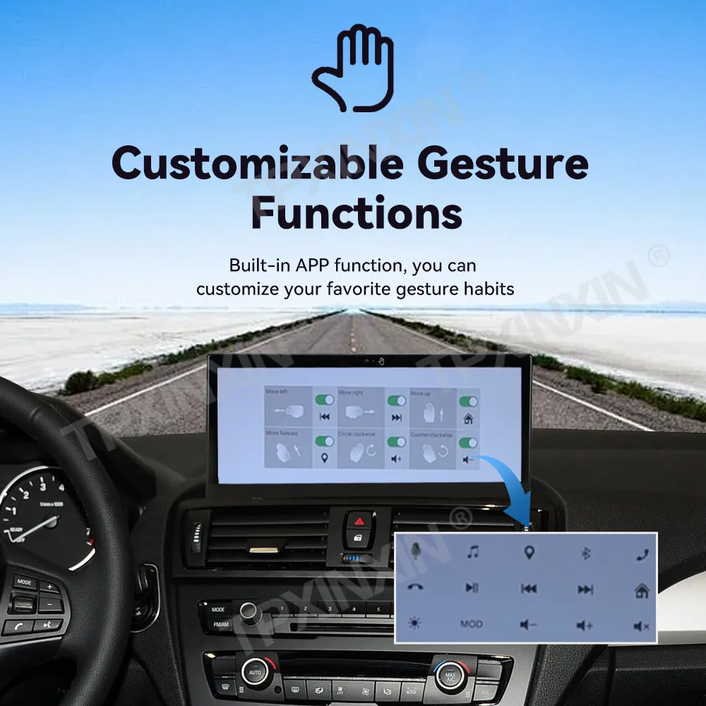 

Gesture Control For BMW 1 2 Series F20 F21 2017 2018 Android Carplay Car Radio Automotive Multimedia Player GPS Navi Head Unit