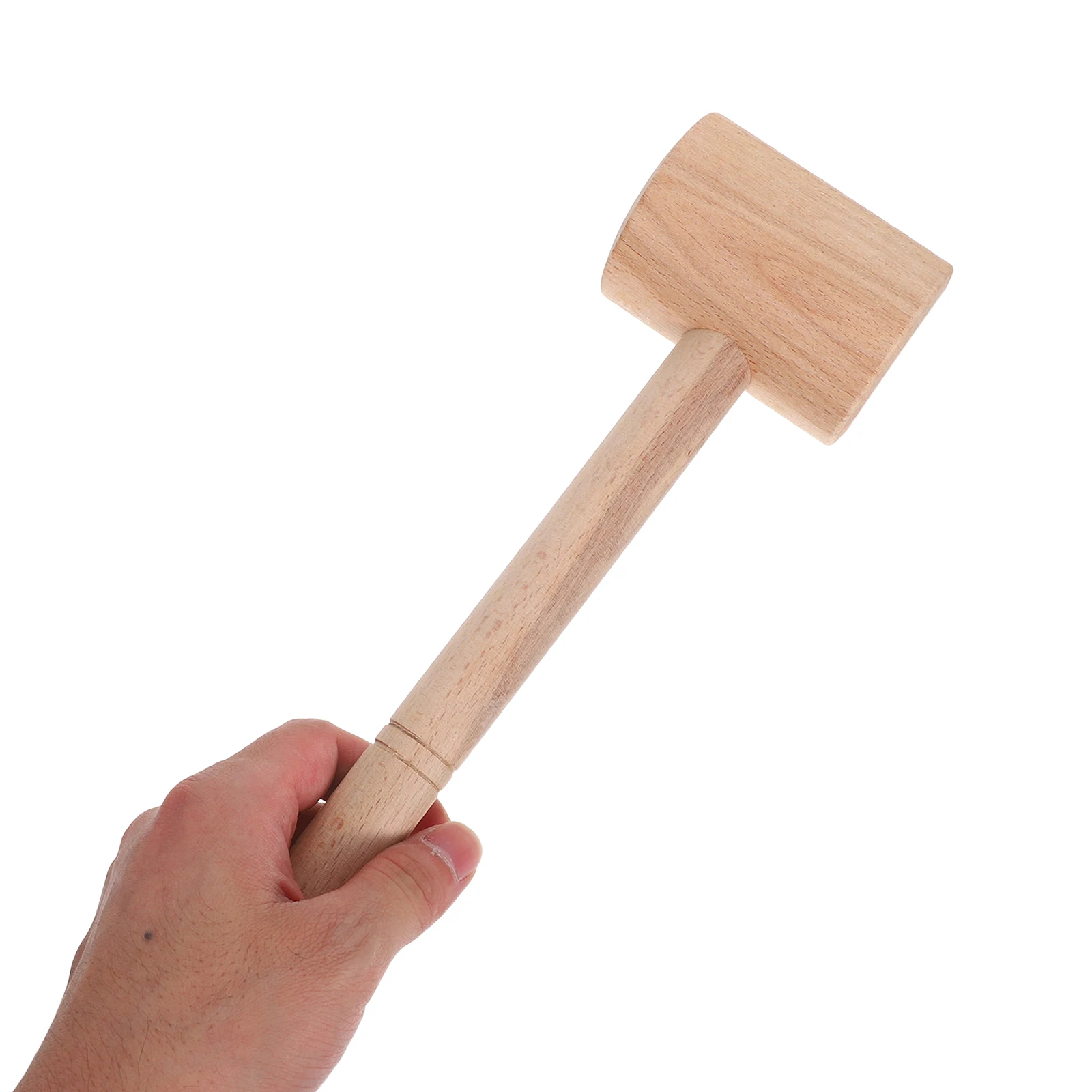 

1Pcs Solid Wood Mallet for Lobster and Crab Cracking Kitchen Tool Compact Handle Wooden Hammer Easy to Clean Household Gadget