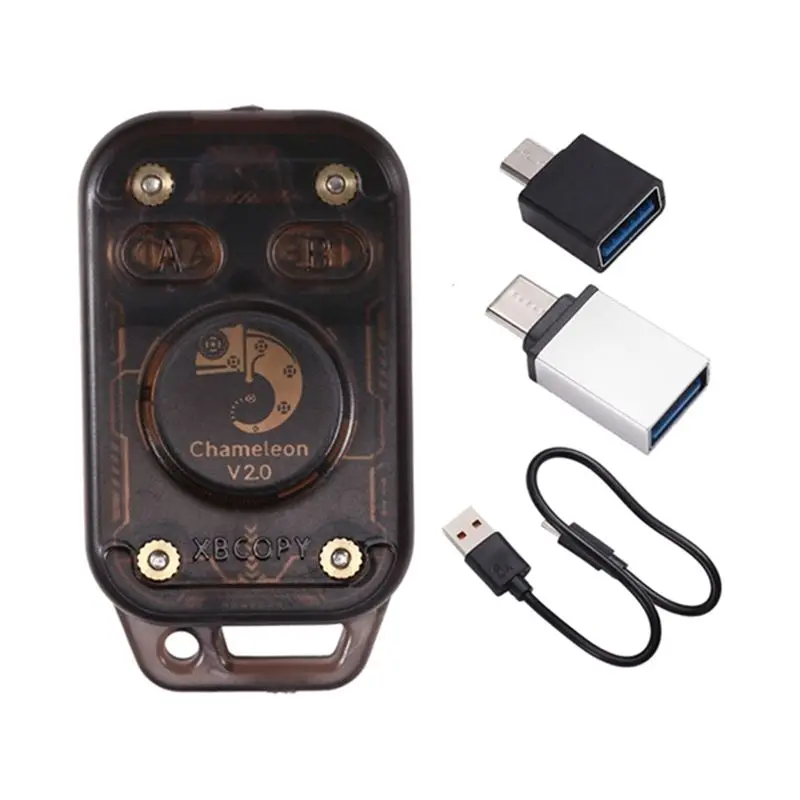 【RECOMENDAR】 émulateur de lecteur de puce intelligent RFID caméléon V2.0 + porte-clés 5XUID duplicateur NFC 125Khz 13.56Mhz décodeur de carte