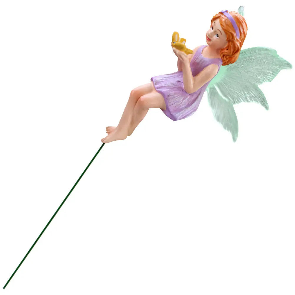 

Светящиеся садовые декорации: креативные миниатюрные фигурки фей для цветочных горшков и бонсай