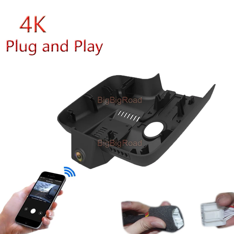 4K Plug And Play For Cadillac ATS XTS XT4 2015 -2018 Buick Encore 2020 Car Wifi DVR Video Recorder Dashcam Camera FHD 2160P