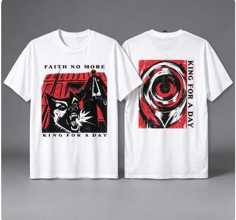 2026 Faith No More King For A Day'95 Mike Patton New Black Shortlong Sleeve T-Shirt Size Clothing Tee Shirt