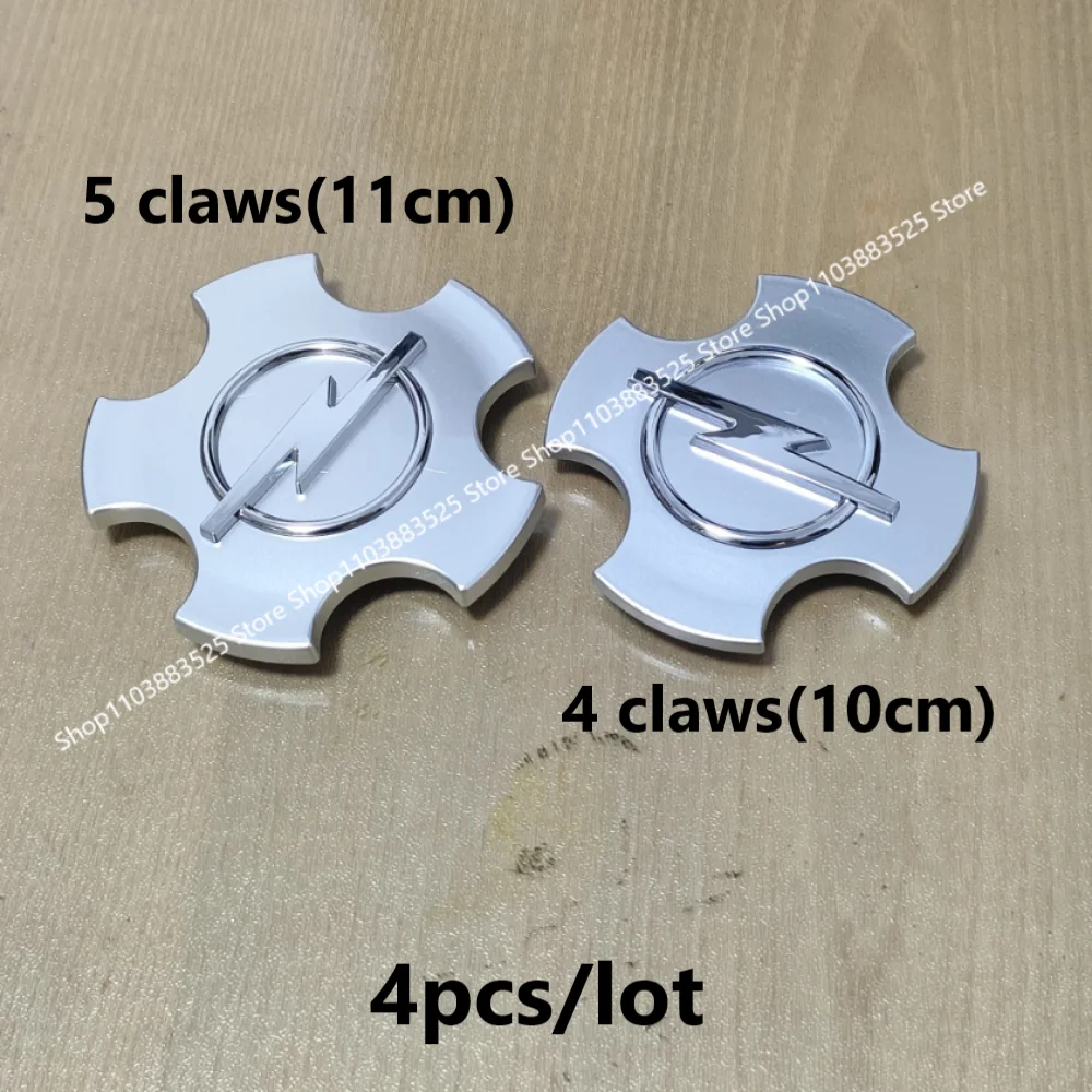 

4pcs Car Wheel Center Hub Caps For Opel Vectra Corsa Antara Astra Zafira Omega 10cm(4 claws) 11cm(5 claws) hubcap