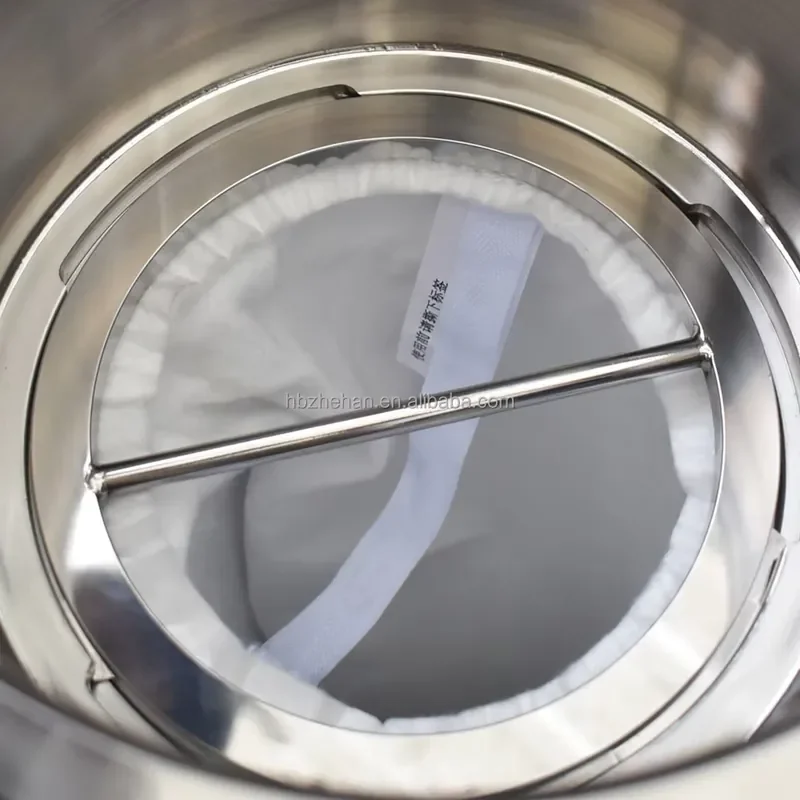 New Large Metal Multi-Pocket Bag Cross Flow Juice Filter for Industrial Filtration Vegetable Vegetable Juice Equipment