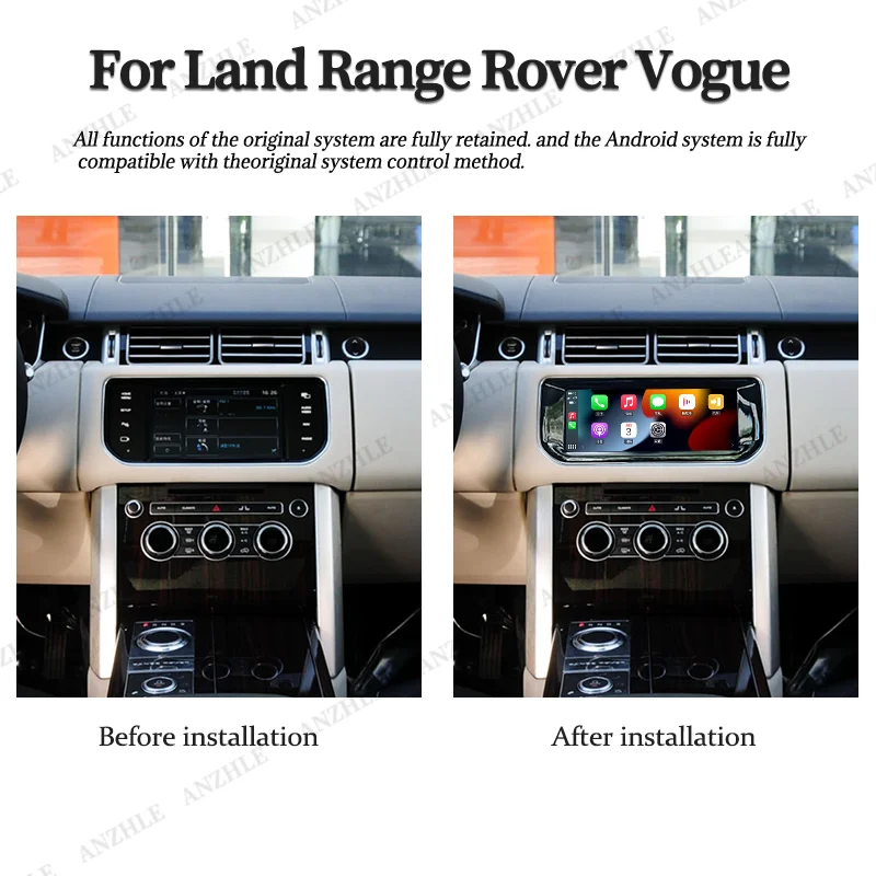 10.25 Inch For Range Rover Vogue L405 Android 14 Bosch Harman Multimedia Player GPS Radio Wireless Carplay Original Car OEM Menu