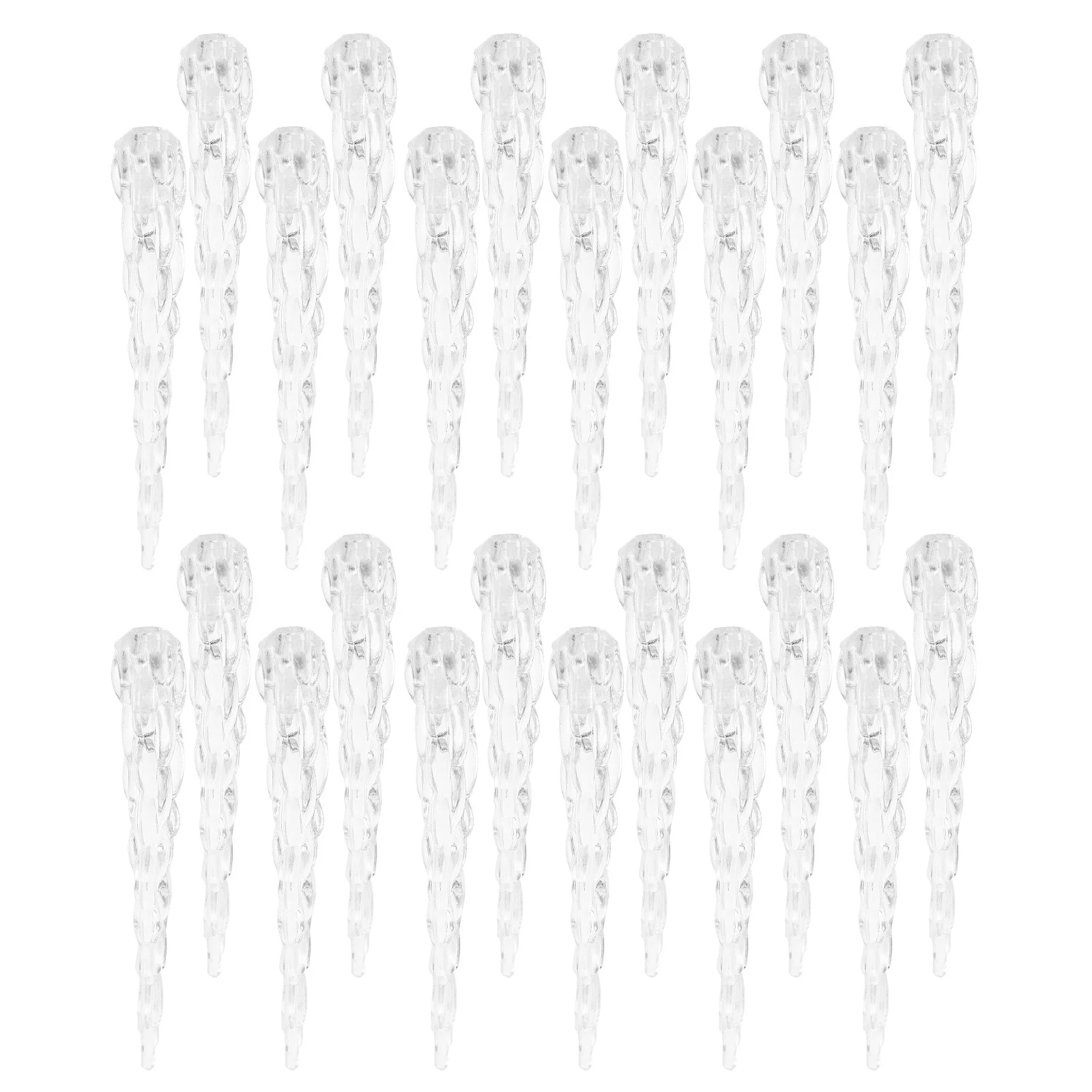 

50pcs Icicle Light Bulb Covers 4Inch For 5Mm Led String Lights Holiday Outdoor Party Wedding Decor Mini Lamp Shades Festive