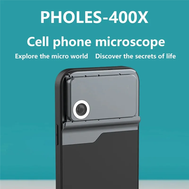 Y43A-Phone Case For Iphone 16 Pro 400X Microscope For Iphone 16 Pro Protective Cover For Iphone 16 Pro