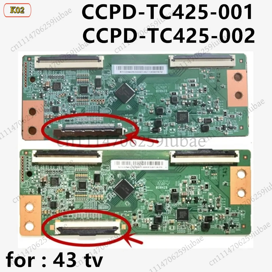 LJ_TC425‑001 CCPD‑TC425‑001 Tcon Logic Board Replacement Parts for Panda 43