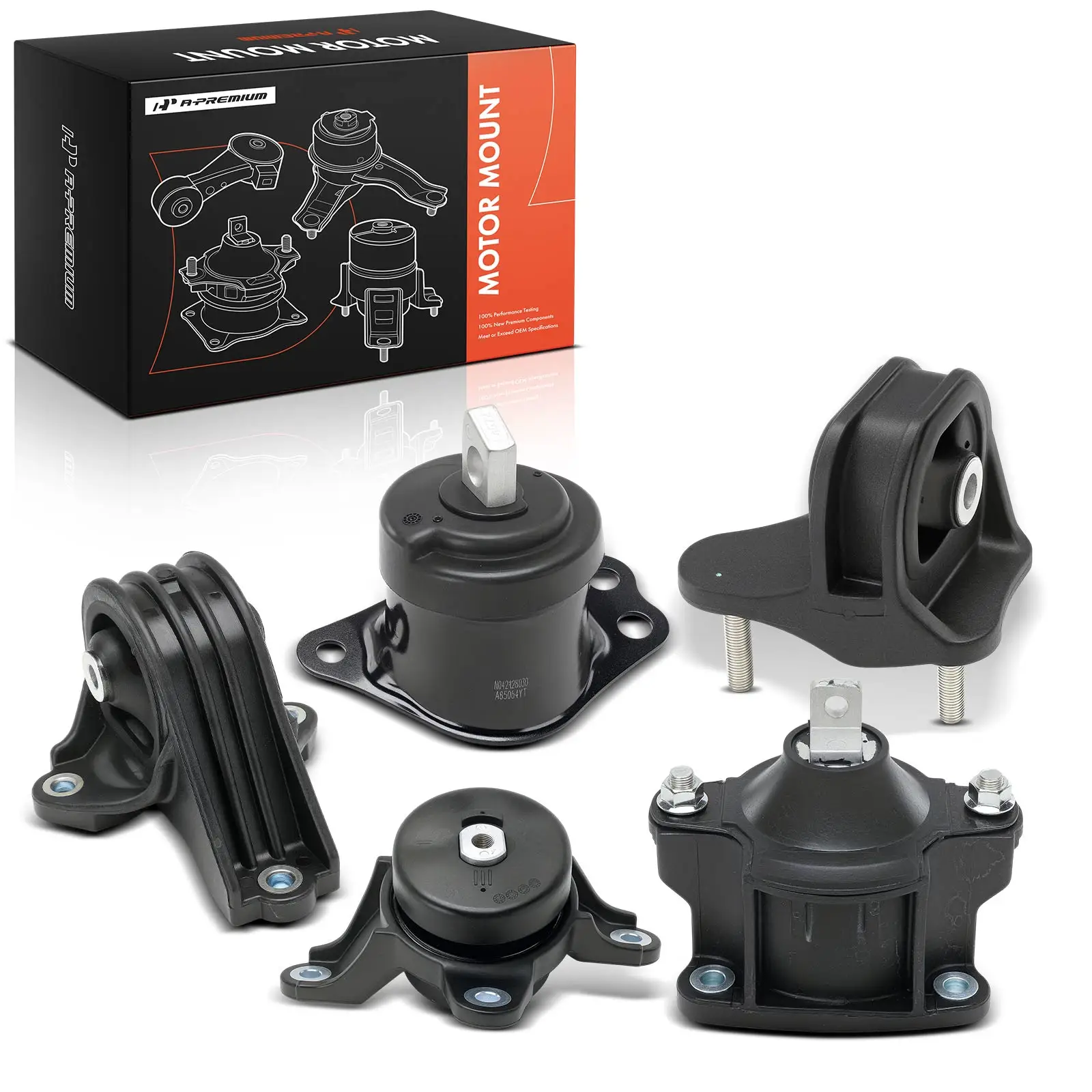 A-Premium 5pcs Engine Motor & Transmission Mount for Honda Accord 2013-2017