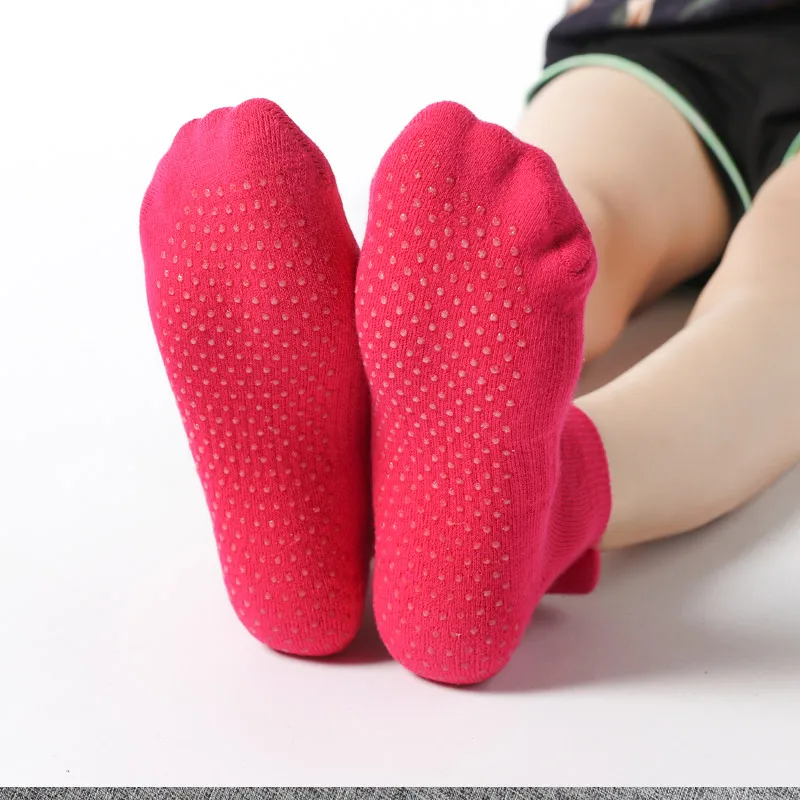 High Quality Women\'s Yoga Socks Fitness Pilates Socks Non-Skid  Dance Socks Breathable Cotton Socks Towel Bottom Drop Shipping