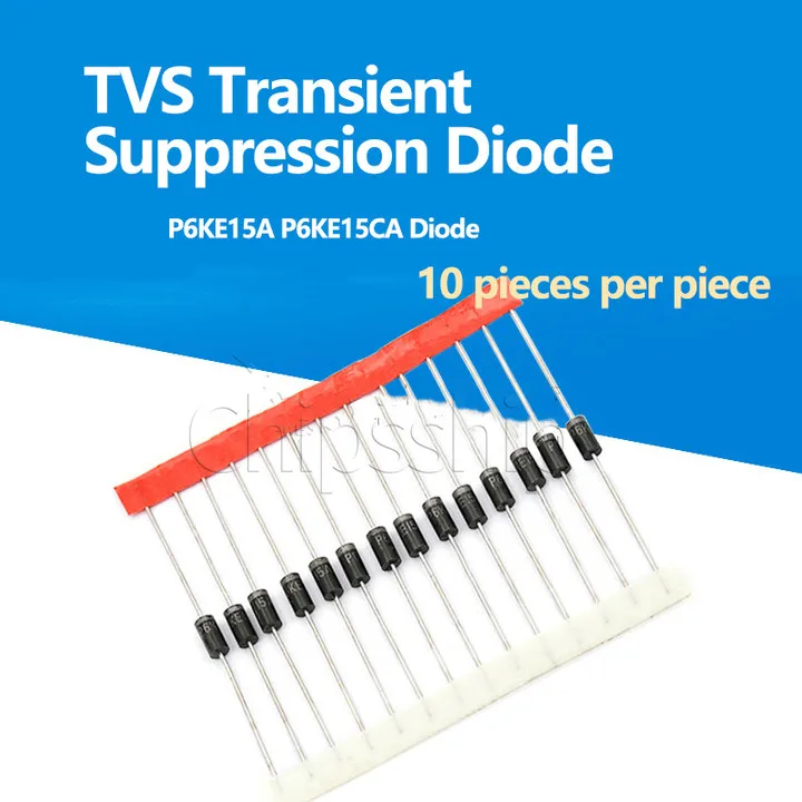 P6KE15A P6KE15CA TVS Transient Suppression Diode (10 PCS)