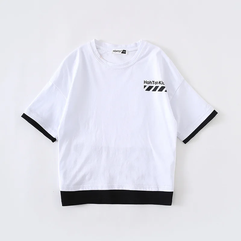 Vêtements de danse de rue pour enfants et garçons, vêtements tendance d'été à manches courtes, amples et cool, ensemble de vêtements hip-hop, robe de performance