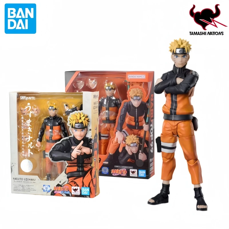 

BANDAI Naruto: Shippūden Uzumaki Naruto 2.0 Jointed Action Figure Anime Character Game Model Toy Desktop Ornament Gift