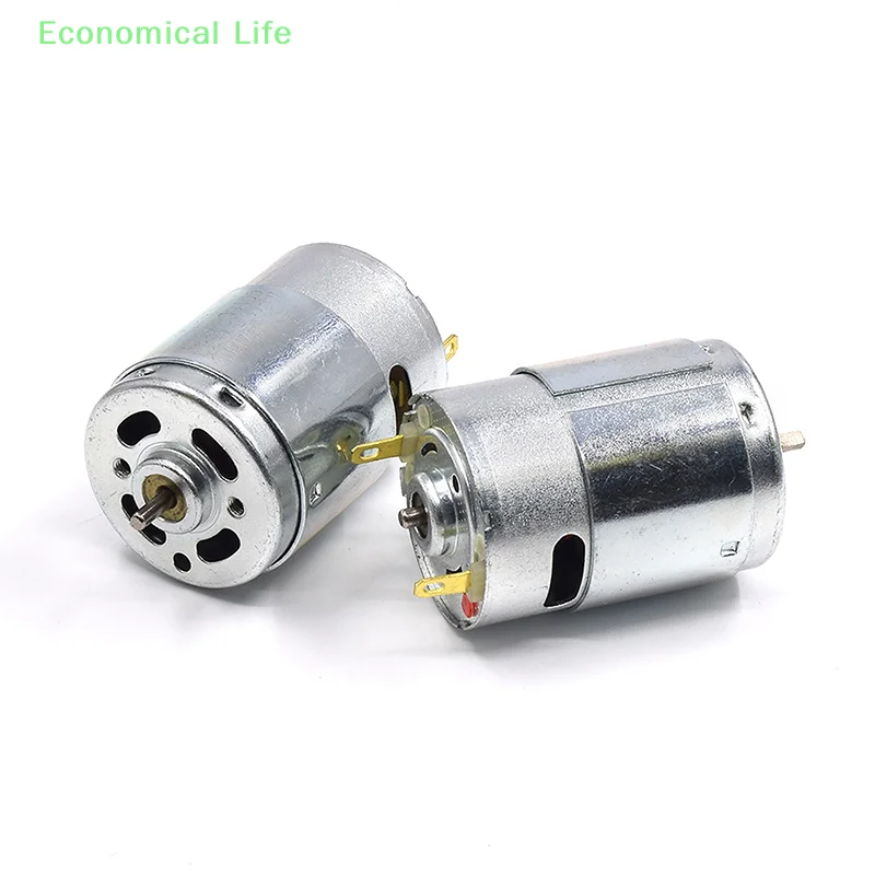 DC 12V-36V 24V Motor RS385-09400 Carbon Brush Motor Double Ball Bearing Large Torque Low Noise Household Appliances Toy Motors