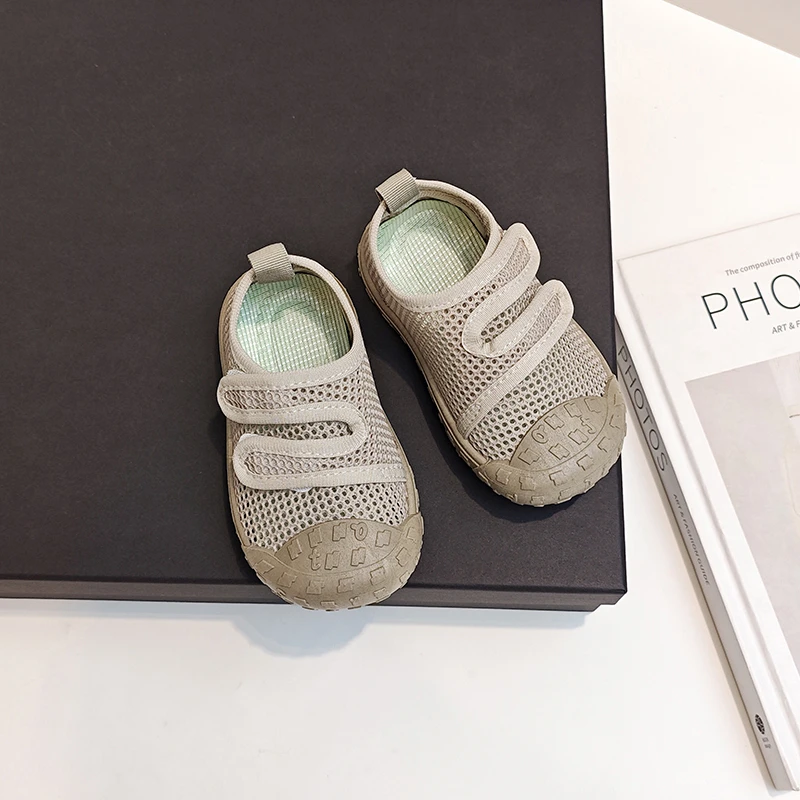

Childern Sandals Mesh Breathable Candy Color Sporty Kids Casual Shoes Slip-resistant Flexiable Summer Boys Girls Shoe 21-30