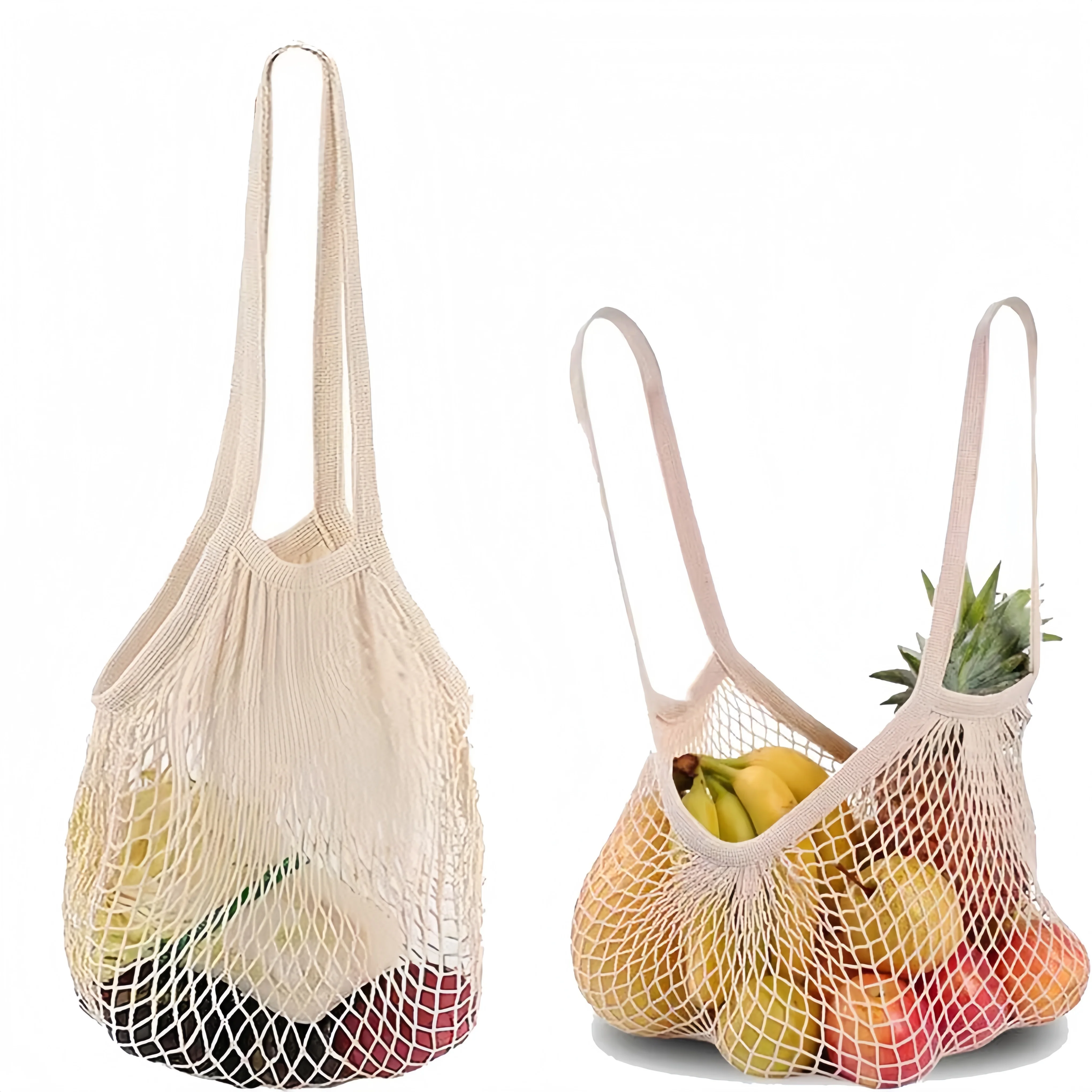 1/2 قطعة من أكياس الشبكة القطن - مراجعة Reusable Produce Bag وسعره