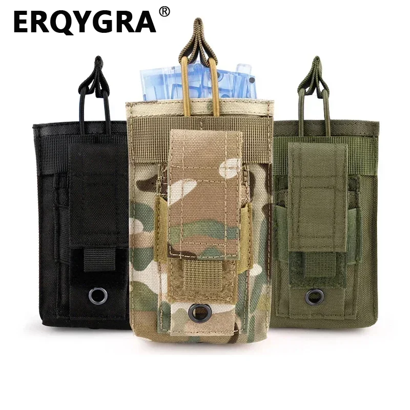 

ERQYGRA Tactical Mag Molle for 5.56 9mm Hunting Sports Pouch Multifunctional Single Package System Accessories Waist Bag Holster