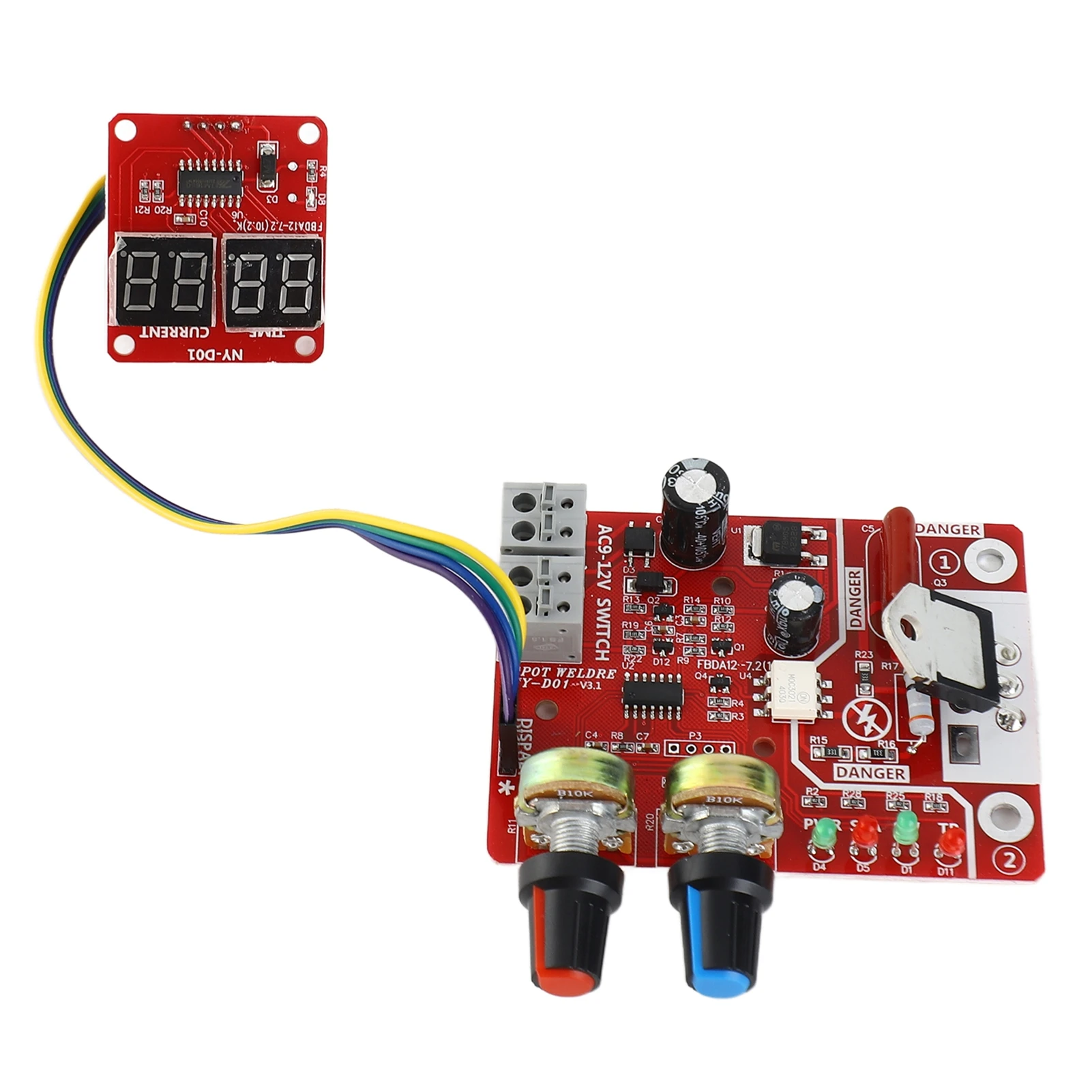 Controller Panel Spot Welding Machine Controller Panel Time and Current Control Function with Digital Display