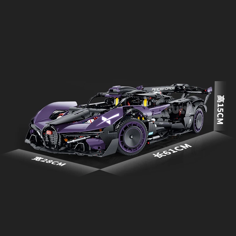 3332pcs Technical Remote Control Sports Car Fire Meteor Building Blocks Bricks Assembling Model Toys for Boys Birthday Gift Set