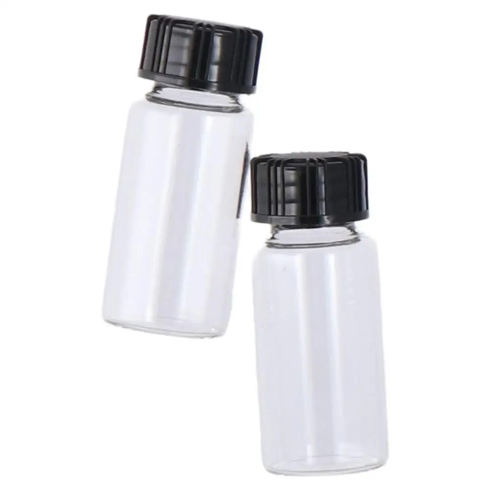 

10Pcs 10ml (0.3 Oz) Clear Bottles Vial Portable Liquid Sampling Sample Glass Bottles Vials Liquids, Powder, Seeds