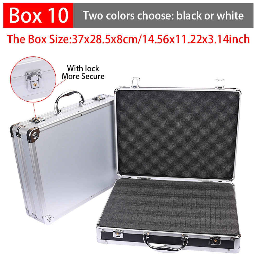 Aluminum alloy Tool Case Outdoor Vehicle Kit Box Portable Safety Equipment instrument Case Suitcase Outdoor Safety Equipment