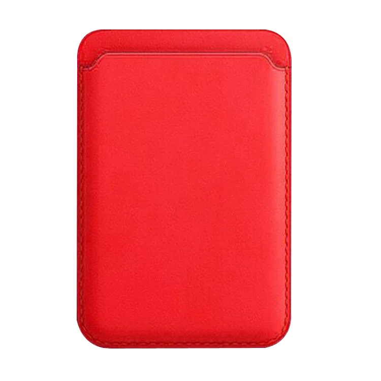 Magsafe-funda magnética de cuero para iPhone, carcasa de lujo con tarjetero para modelos 13, 12, 16, 14 Pro Max, 15Pro, S24