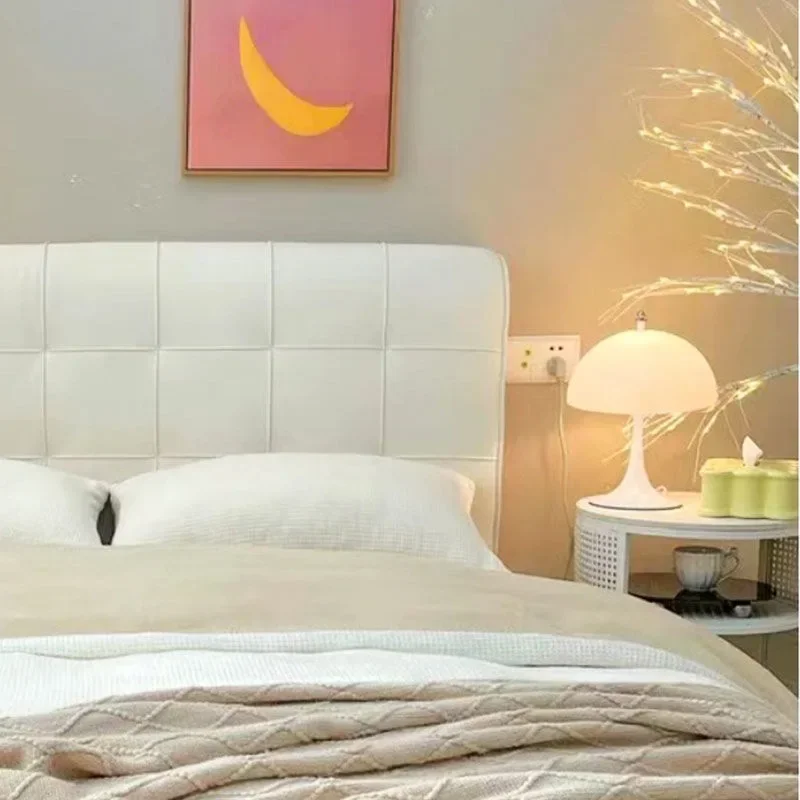 Bedside Cushion Large Backrest Bedside Cover High-end Self-adhesive Backrest Cushion Removable Washable Suspended Bed Soft Bag
