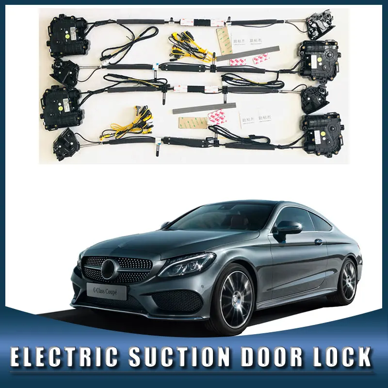 

For Mercedes-Benz C-class 2014+ Smart Auto Electric Suction Door Lock Automatic Soft Close Door Super Silence Vehicle Door