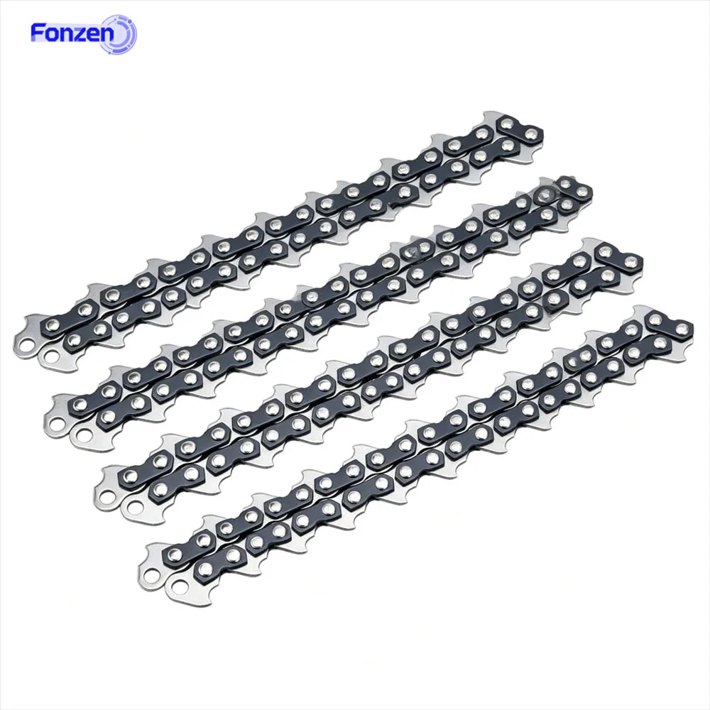 65Mn Lawn Mower Chain Grass Trimmer Head Chain Garden Tool Accessory Wear-Resistant Manganese Steel 29cm