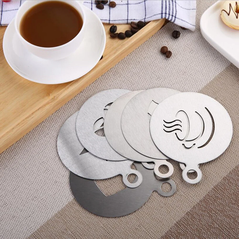 

Template Coffee Stencil Stainless Steel Decorating Stencils Cappuccinos