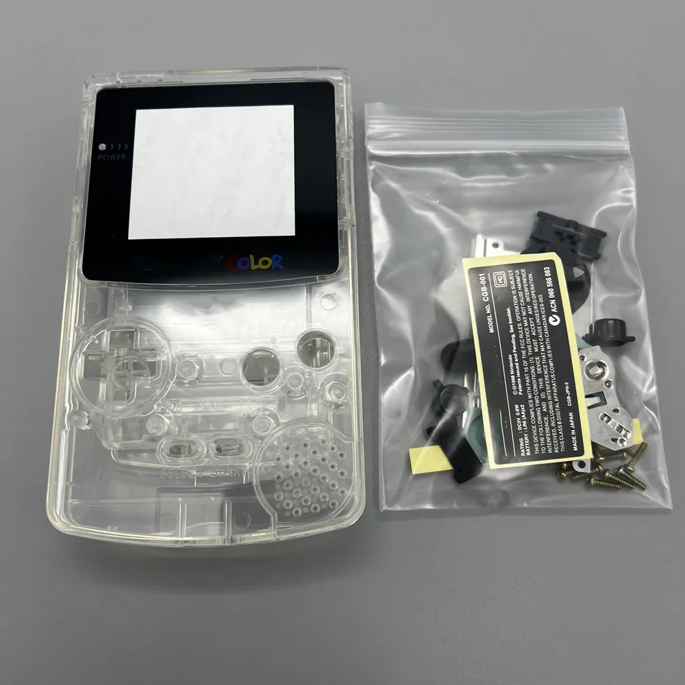 Высококачественный Набор чехлов для Gameboy COLOR GBC, сменный корпус. Подходит для 5,5-дюймового 1,5-дюймового 1,5-дюймового ЖК-дисплея GBC