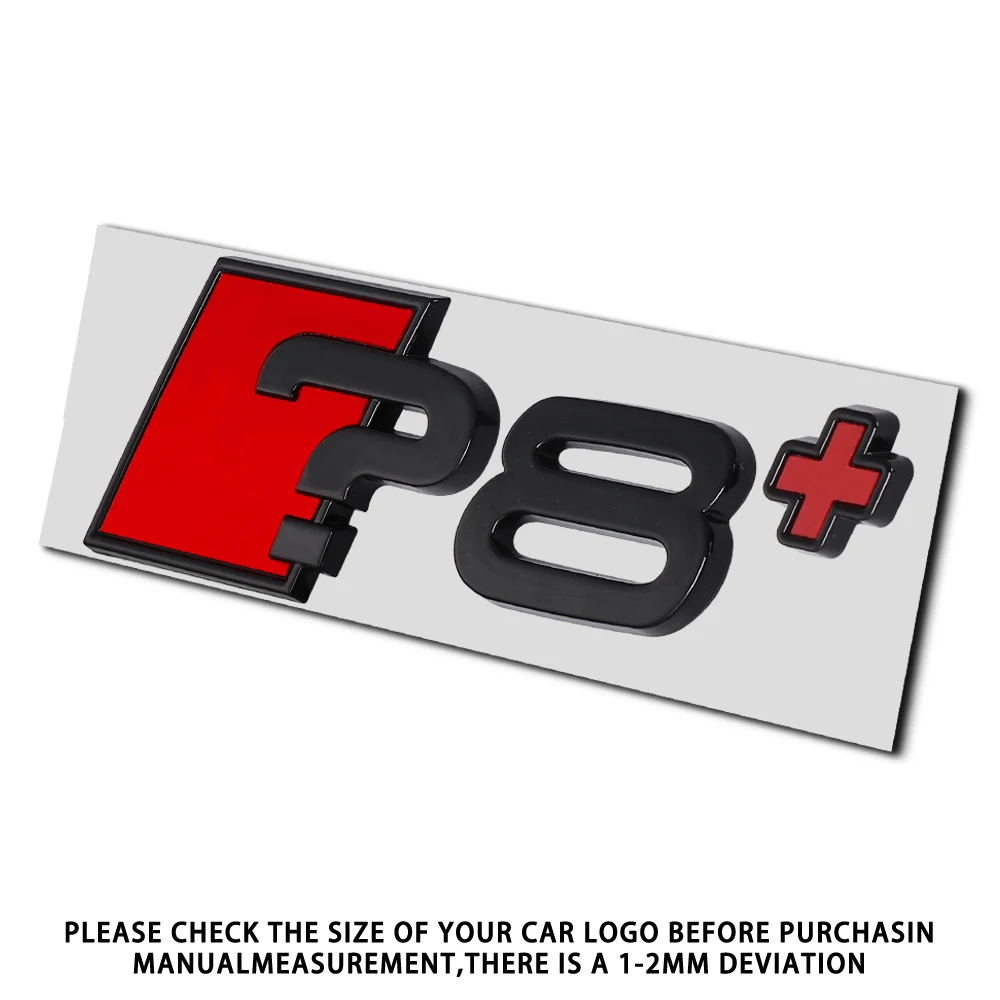 Auto-Karosserie Heckklappen-Emblem Aufkleber Buchstaben Auto-Heck-Abzeichen Aufkleber für Audi A3 A4 A5 A6 A7 A8 Q3 A4L A6L A8L B8 B9 8V QUATTRO RS3