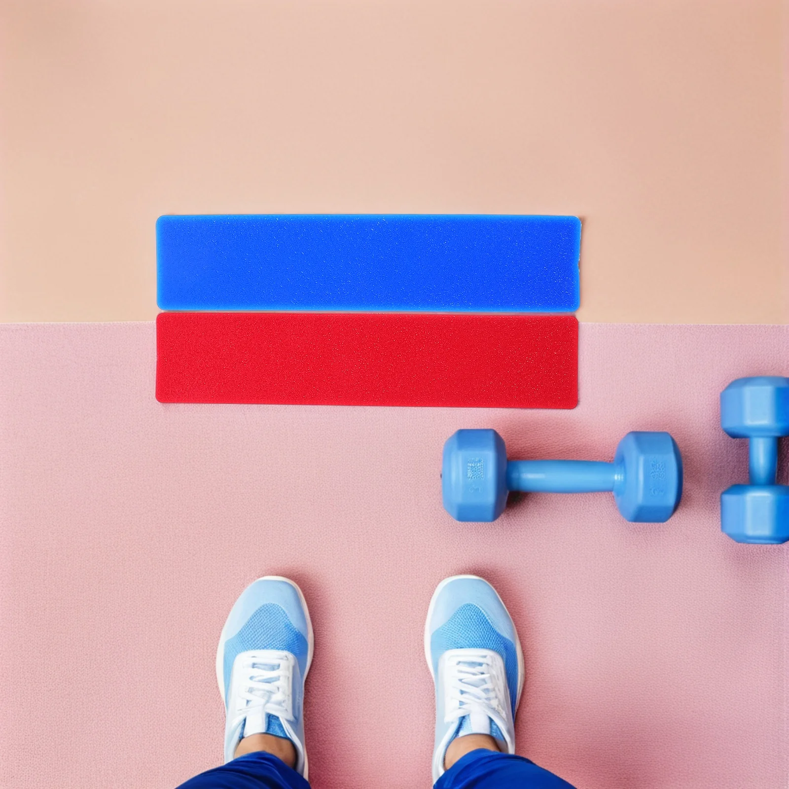 

4Pcs Tennis Court Line PVC Sticker Anti Skid Durable Eco Friendly High Visibility Indoor Outdoor Sports Supplies Marker