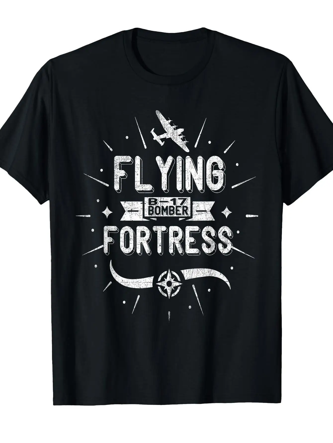 B-17 Flying Fortress Bomber T-Shirt 100% Cotton O-Neck Short Sleeve Summer Casual Mens T-shirt Streetwear