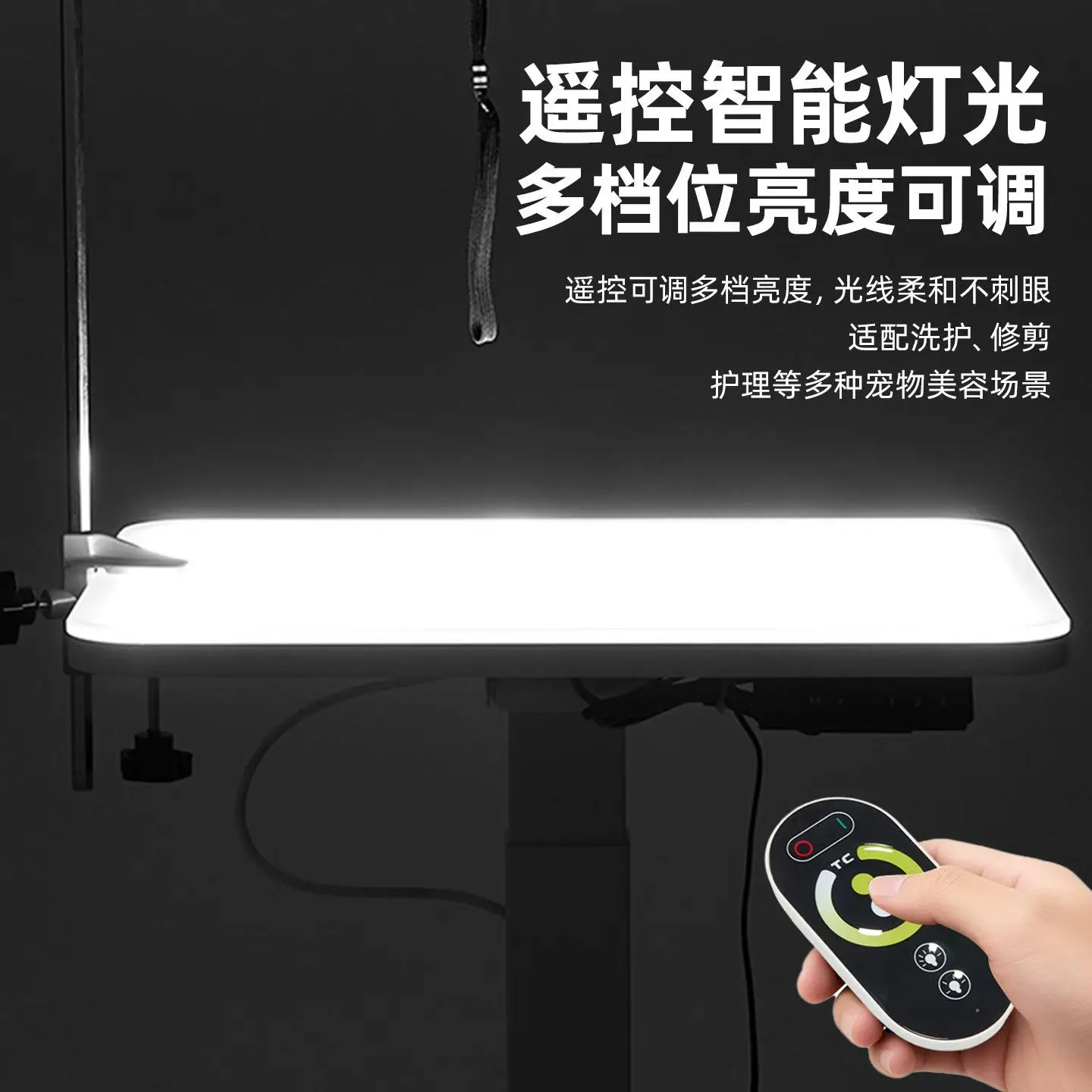 USMILEPET Modern Luminous Electric Lifting Table Pet Grooming Table For Pet Beauty Salon Pet Grooming Equipment For Cats Dogs