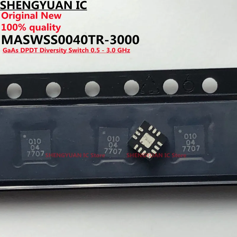 5-20Pcs MASWSS0040TR MASWSS0040TR-3000 MASWSS0040 PQFN-12 GaAs DPDT Diversity Switch 0.5 - 3.0 GHz Original New 100% quality