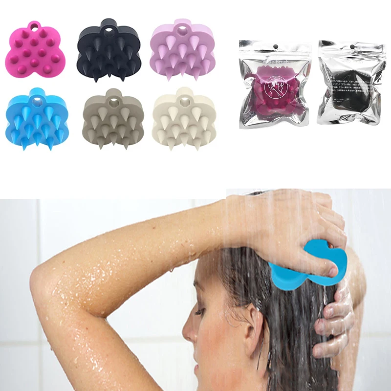 Haar Wäscher Silikon Shampoo Pinsel Kopf Kopfhaut Massage Kamm Salon Friseur Werkzeug Erwachsene Kinder Weichen Haushalt Bad Wäscher
