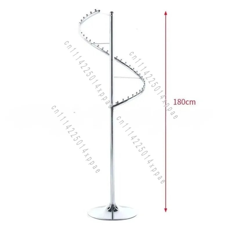 Storage Hanger Home Decor Simple Modern Rotated Clothes Hanger Floor-standing Clothing Rack S Style Bedroom Coat Hat Bag