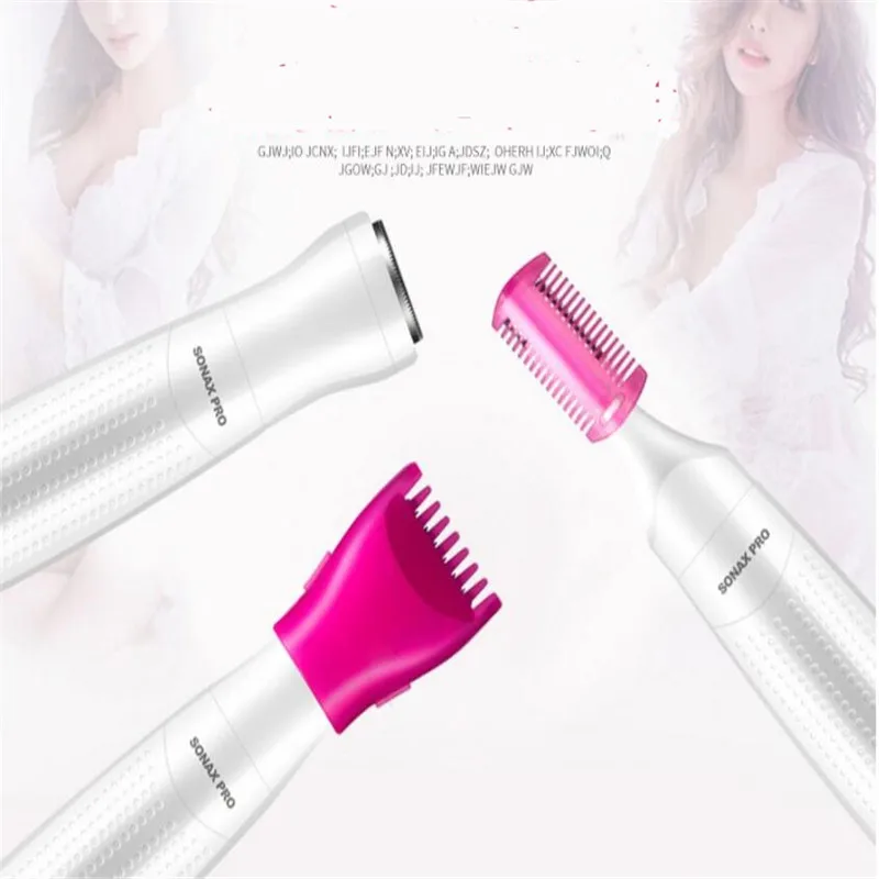 المحمولة الكهربائية النساء ماكينة حلاقة العانة المقص الوجه حلاقة الحلاقة الجسم بيكيني مزيل الشعر الحاجب حلاقة سيدة لنزع الشعر المتقلب