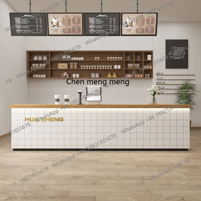 Kaffee Milch Tee Shop Kasse Bäckerei Kuchen Dessert Shop Rezeption Hotel Rezeption Theke