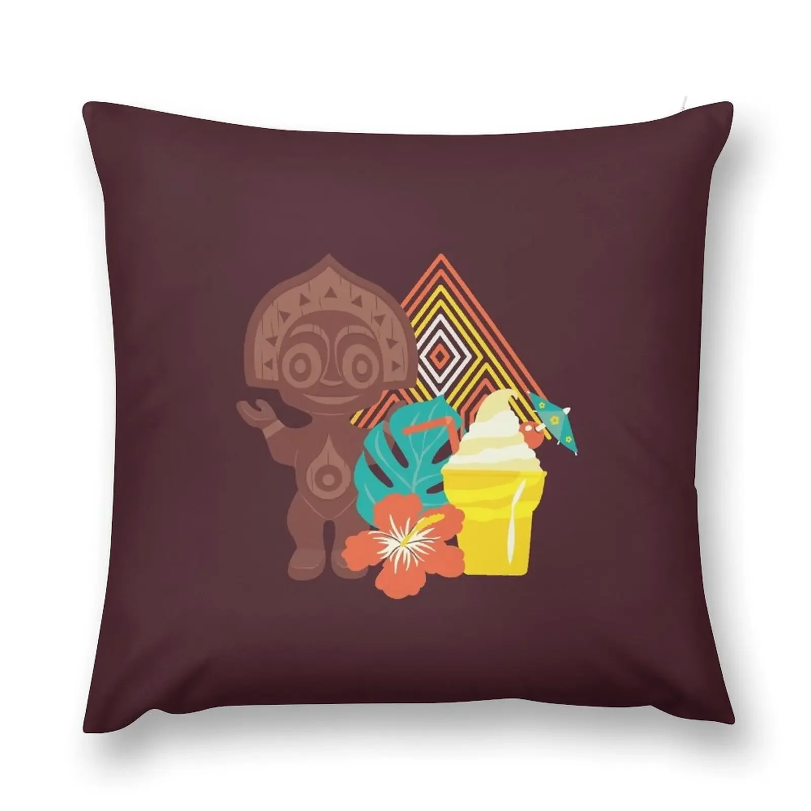 

Polynesian Paradise Throw Pillow Throw Pillow Covers Pillow Cases Anime Decorative Cushions For Luxury Sofa